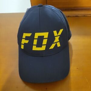 Youth OSFM Boys/Girls Authentic FOX racing blue baseball hat solid back cap